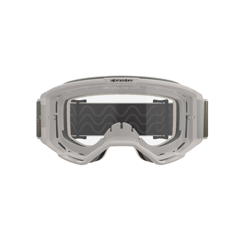 Alpinestars Vision 5 Hollow occhiali da motocross sabbia con plexi trasparente