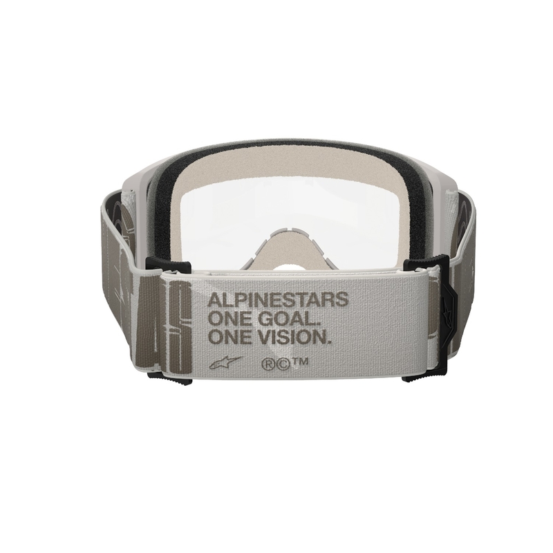 Alpinestars Vision 5 Hollow occhiali da motocross sabbia con plexi trasparente