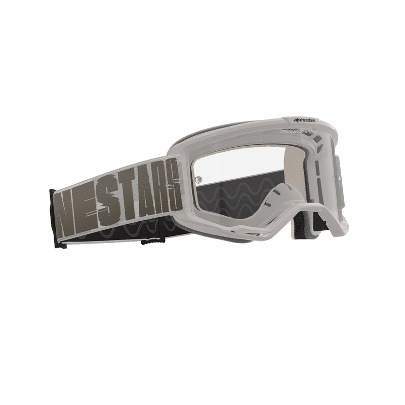 Alpinestars Vision 5 Hollow occhiali da motocross sabbia con plexi trasparente