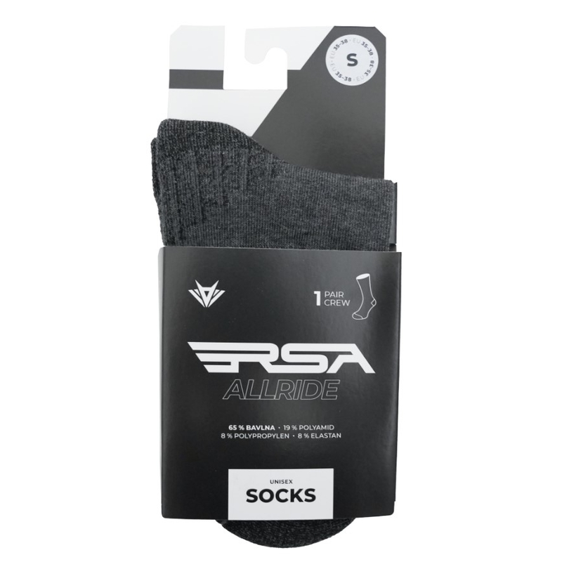 Calze basse RSA Allride grigio chiaro