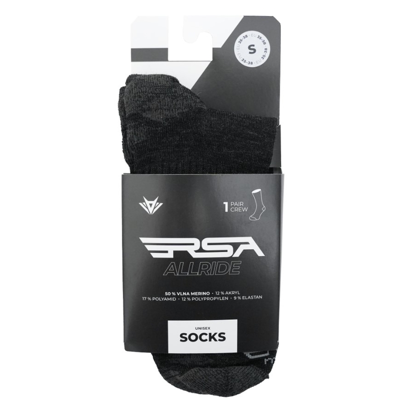 Calze RSA Allride Merino grigio scuro