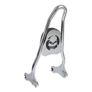Sistema di ritenuta per il passeggero per Harley Sport Glide e Low Rider 2018 e successive, cromato con cuscino