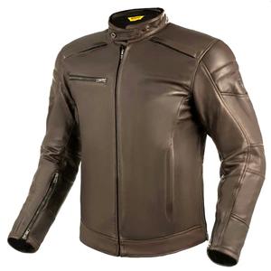 Giacca da moto in pelle Shima Hunter+ 2.0 marrone