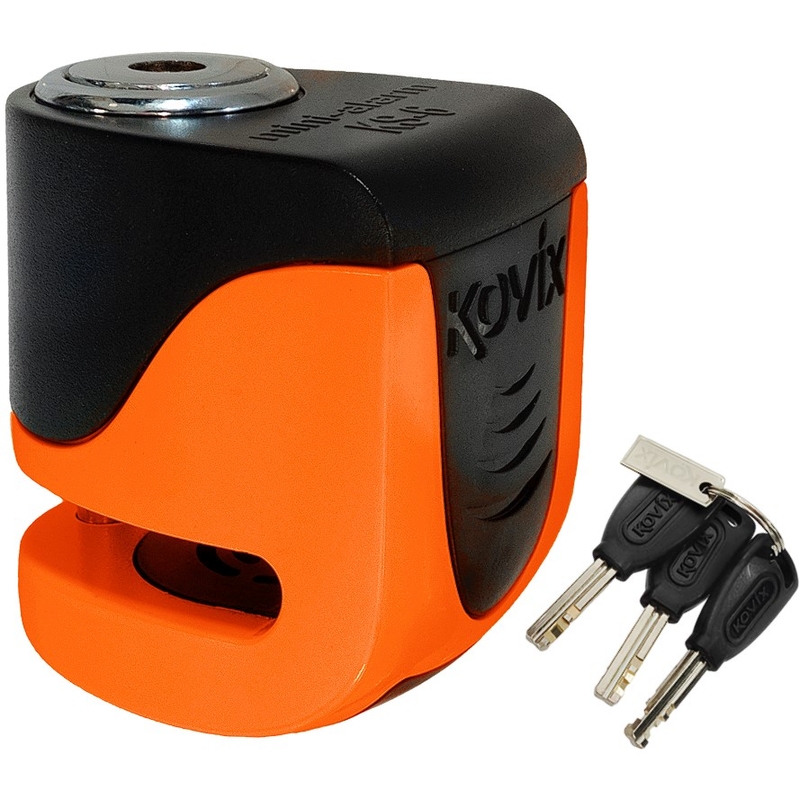 Bloccaggio del freno a disco con allarme KOVIX KS6 arancione