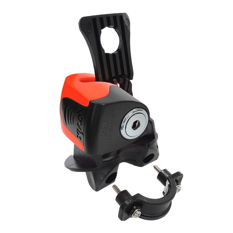 Bloccaggio del freno a disco con allarme KOVIX KS6 arancione