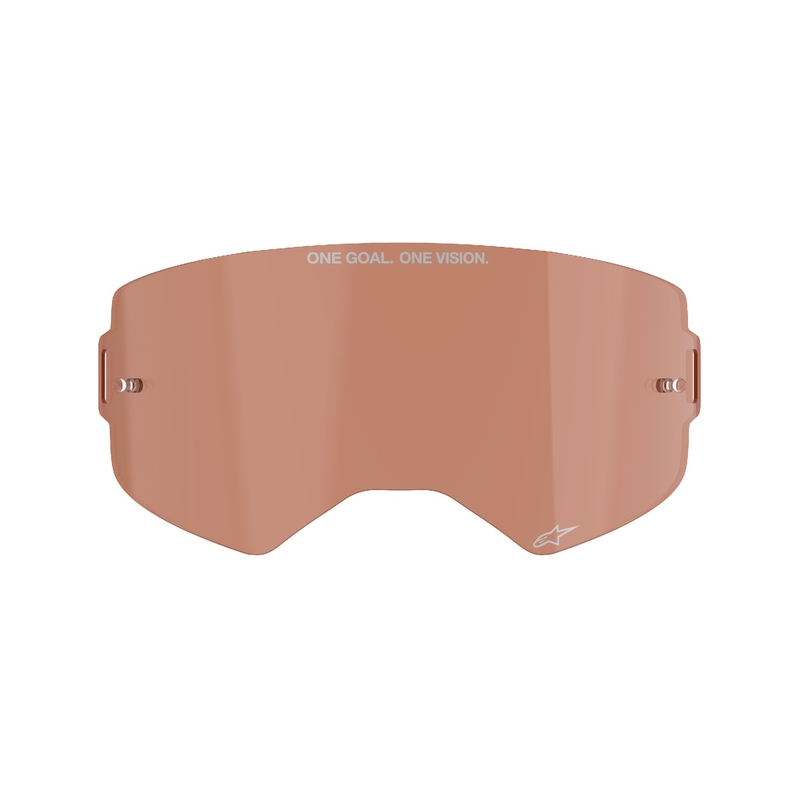 Plexi per occhiali Alpinestars Supertech arancione-marrone-afterburn