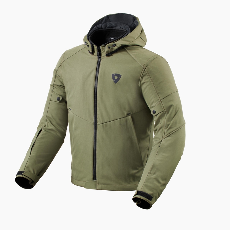 Giacca da moto Revit Afterburn H2O verde