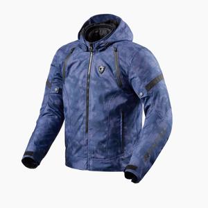 Giacca moto Revit Flare 3 H2O camo blu