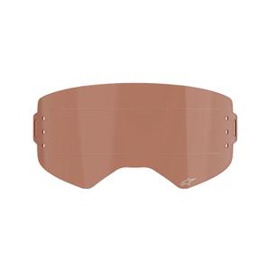 Plexi per occhiali Alpinestars Supertech per sistema roll-off arancio-marrone afterburn