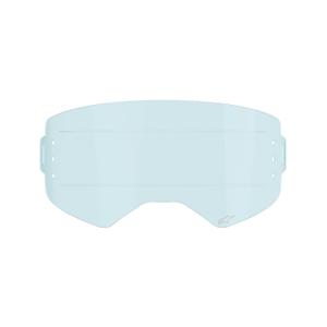 Plexi per occhiali Alpinestars Supertech per sistema roll-off blu