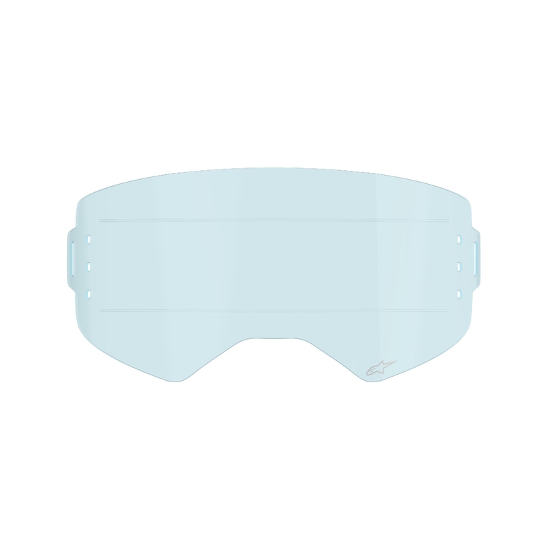 Plexi per occhiali Alpinestars Supertech per sistema roll-off blu