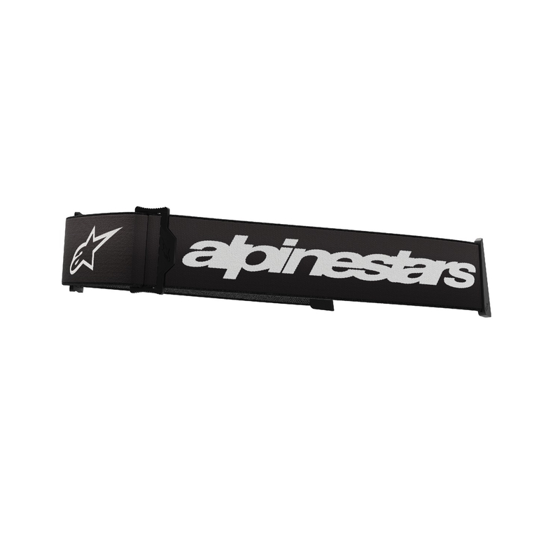 Alpinestars Supertech/Vision 8 cinturino per occhiali bianco e nero