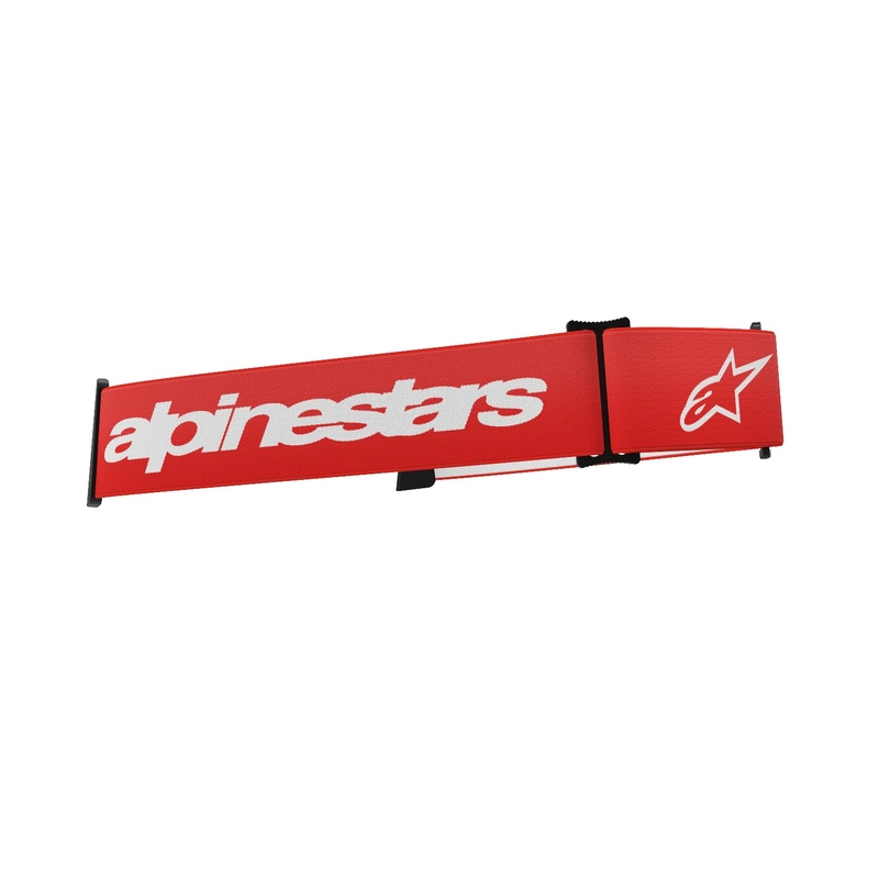 Alpinestars Supertech/Vision 8 cinturino per occhiali rosso e bianco