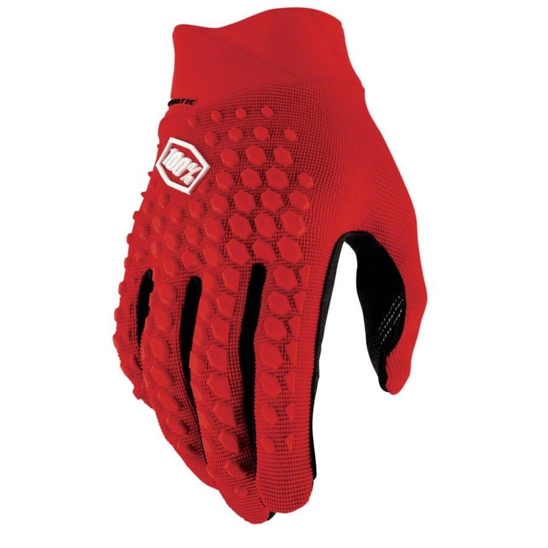 Guanti da motocross 100% Geomatic rosso