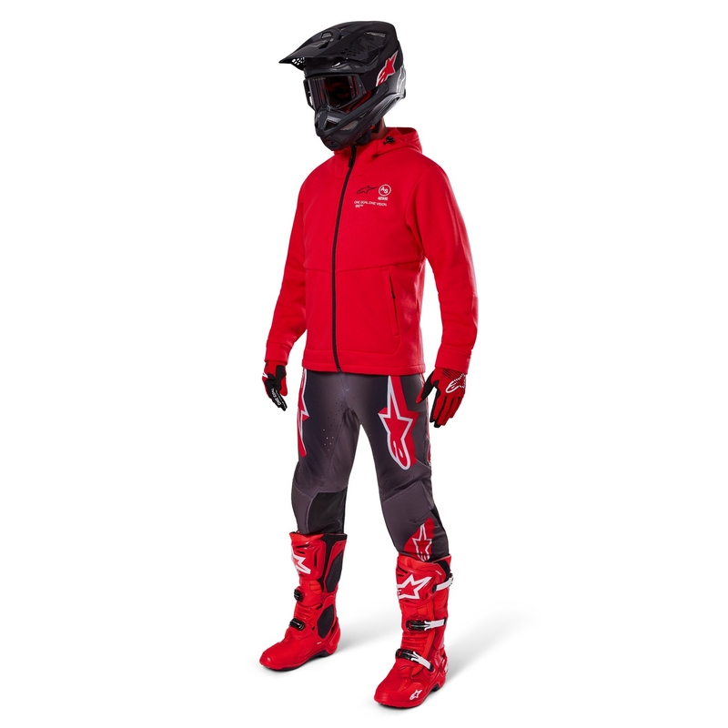 Alpinestars Racer MX Pile rosso