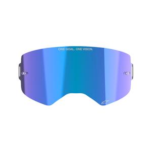 Plexiglas per occhiali Alpinestars Supertech Absolute Vision™ blu a specchio