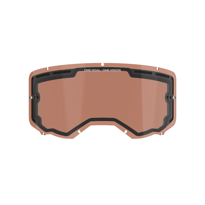 Plexiglas per Alpinestars Vision 8/5/3 doppio antifog arancio marrone afterburn