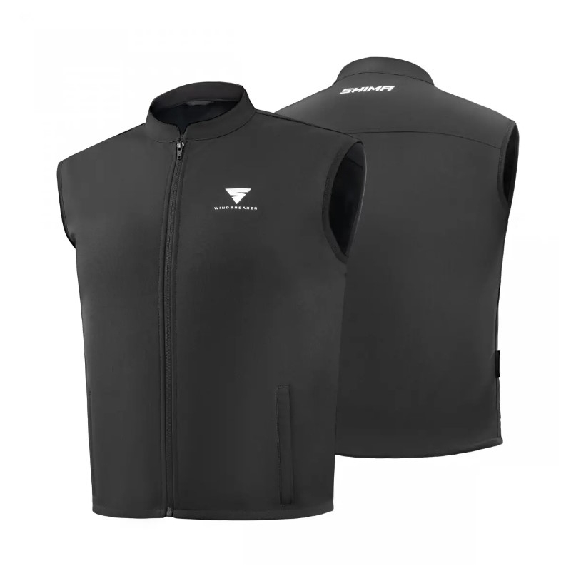 Gilet softshell Shima Windbreaker nero