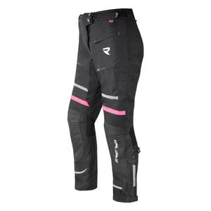 Pantaloni da moto Street Racer Betty II neri e rosa da donna