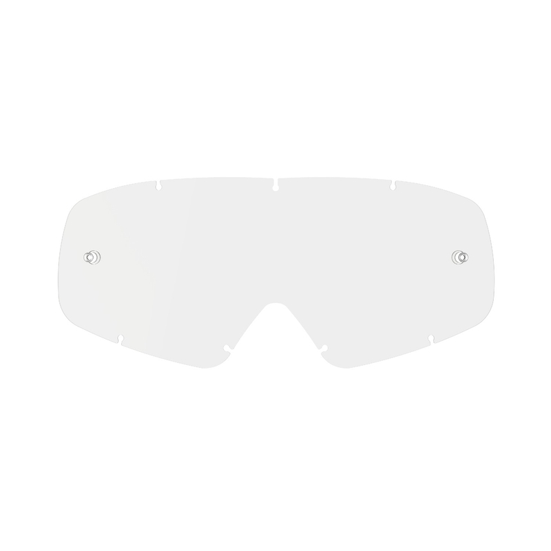 Plexi per bambini per occhiali Alpinestars Vision Youth, trasparente
