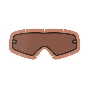 Alpinestars Vision Youth doppio antiappannamento arancio-marrone-afterburn occhiali da bambino plexi