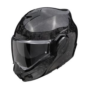 Casco moto pieghevole Scorpion EXO-TECH EVO ONYX CARBON Solid Black