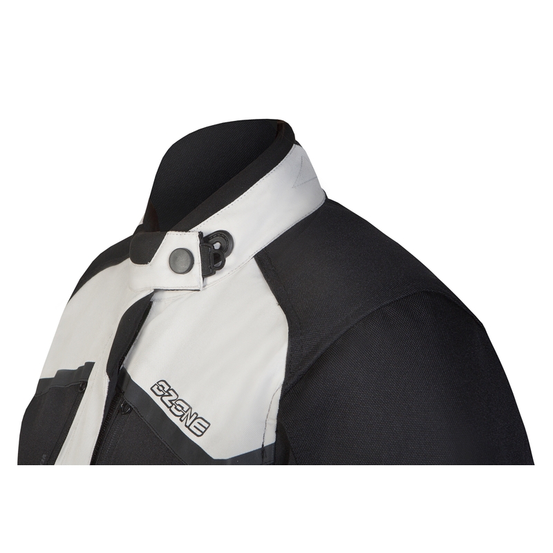 Dámská bunda na motorku Ozone Explorer II šedo-černá výprodej