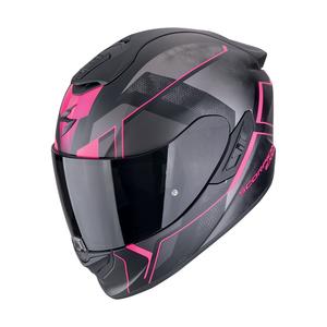 Casco moto integrale Scorpion EXO-1400 EVO II AIR INTENSIO nero opaco-rosa