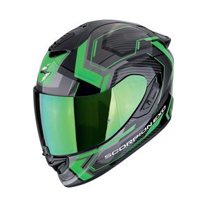 Casco moto integrale Scorpion EXO-1400 EVO II AIR LINART nero-verde
