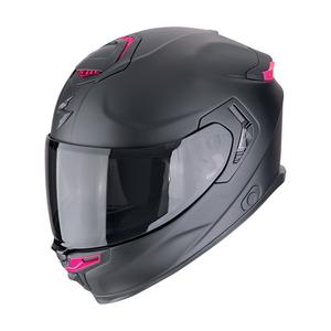 Casco moto integrale Scorpion EXO-GT SP Air SOLID nero opaco-rosa