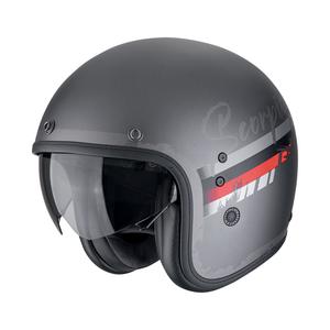 Casco moto aperto Scorpion Belfast Evo ADONIS argento opaco-nero