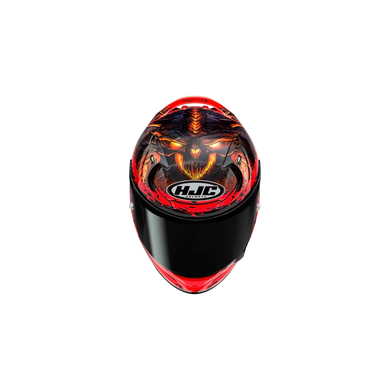Casco integrale HJC RPHA 12 Diablo Blizzard rosso Saldi