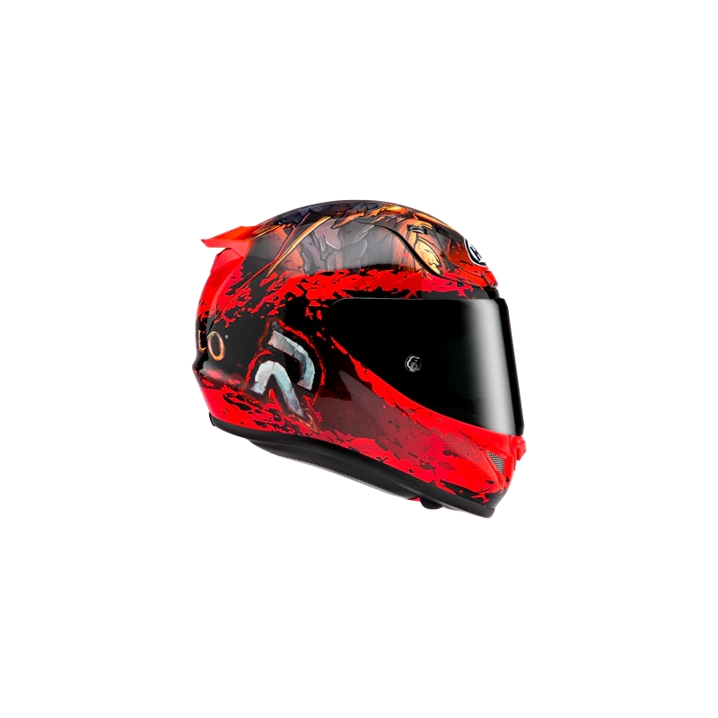 Casco integrale HJC RPHA 12 Diablo Blizzard rosso Saldi