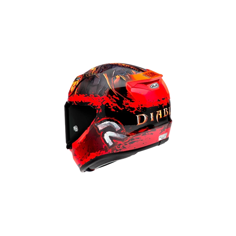 Casco integrale HJC RPHA 12 Diablo Blizzard rosso Saldi