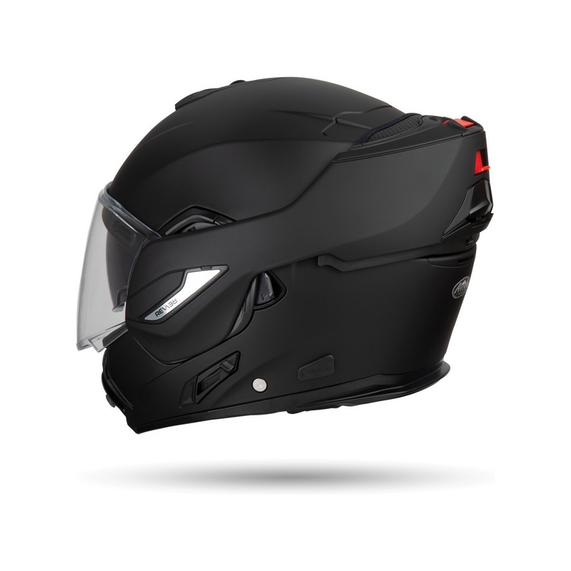 Casco moto modulare Airoh REV 19 Colore nero opaco