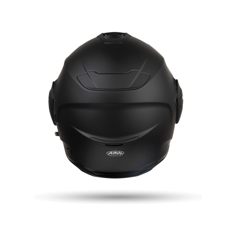 Casco moto modulare Airoh REV 19 Colore nero opaco