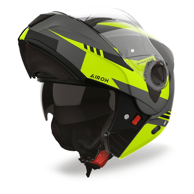 Casco moto ribaltabile Airoh SPECKTRE Clever giallo opaco