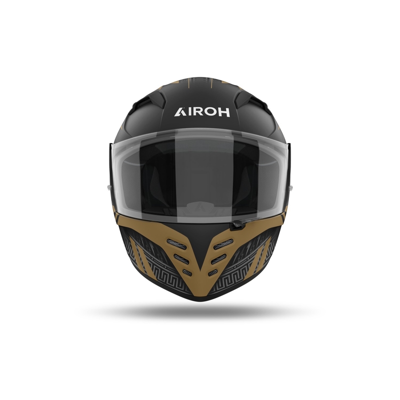 Casco moto integrale Airoh CONNOR Zeus nero-oro opaco