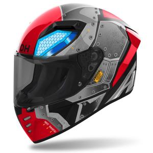 Casco moto integrale Airoh CONNOR Bot nero-grigio-rosso