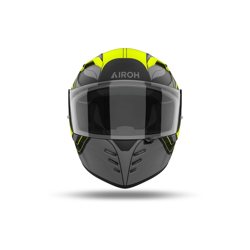 Casco moto integrale Airoh CONNOR Dunk giallo opaco