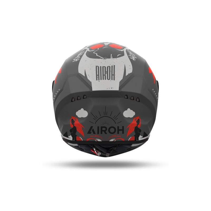 Casco moto integrale Airoh CONNOR Desperado arancione opaco