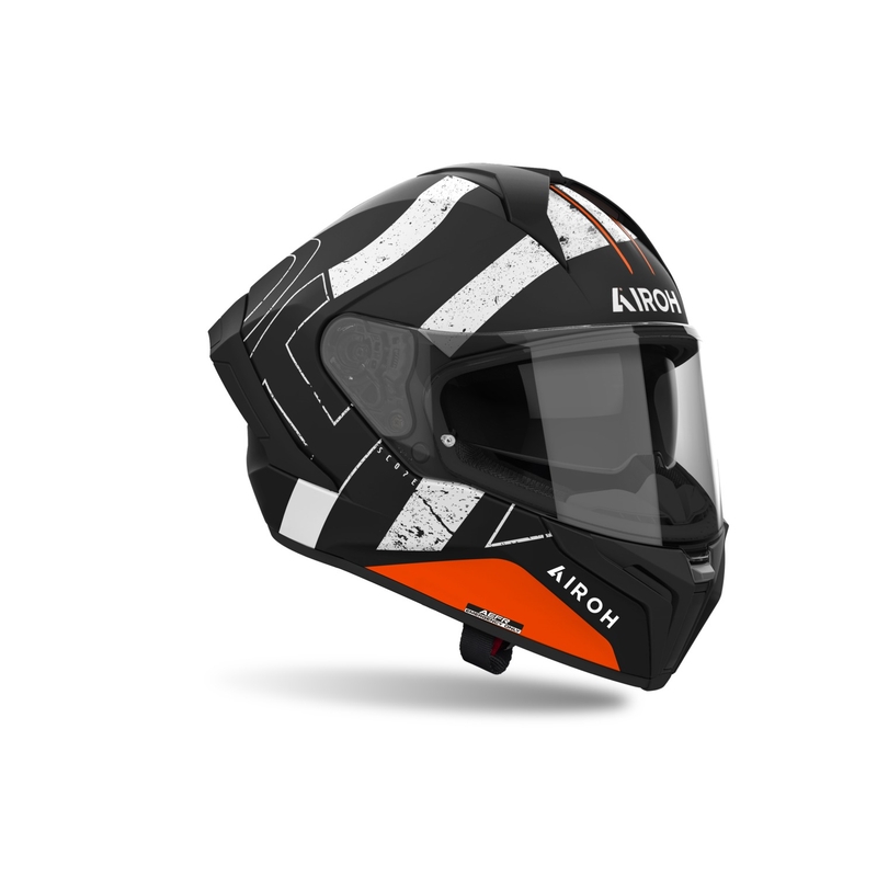 Casco integrale Airoh MATRYX Scope arancione opaco