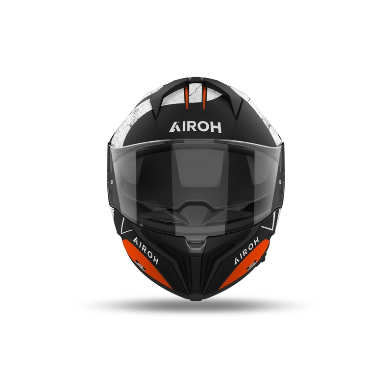 Casco integrale Airoh MATRYX Scope arancione opaco