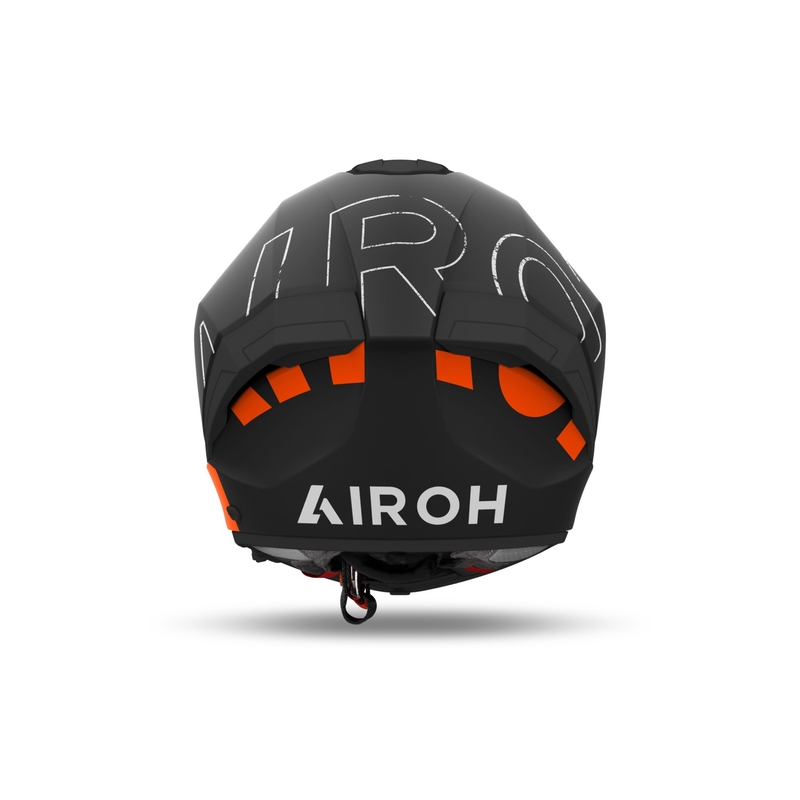 Casco integrale Airoh MATRYX Scope arancione opaco