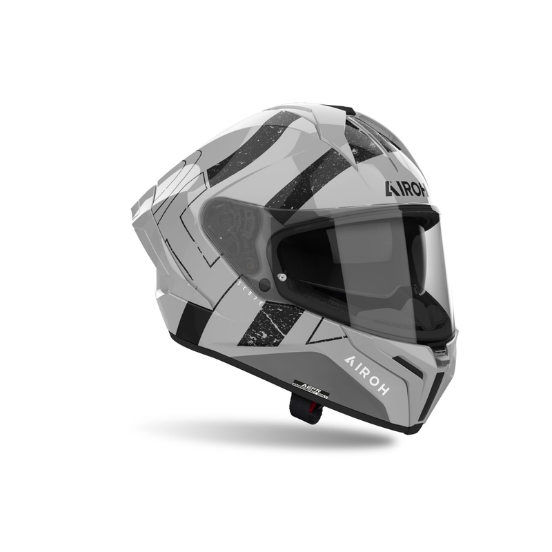 Casco moto integrale Airoh MATRYX Scope grigio chiaro