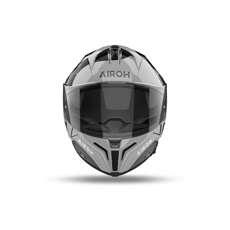 Casco moto integrale Airoh MATRYX Scope grigio chiaro