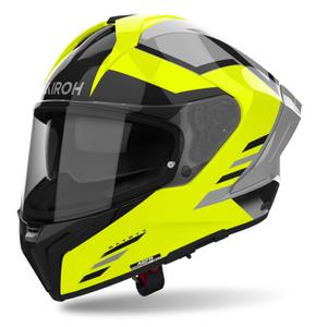 Casco moto integrale Airoh MATRYX Thron giallo