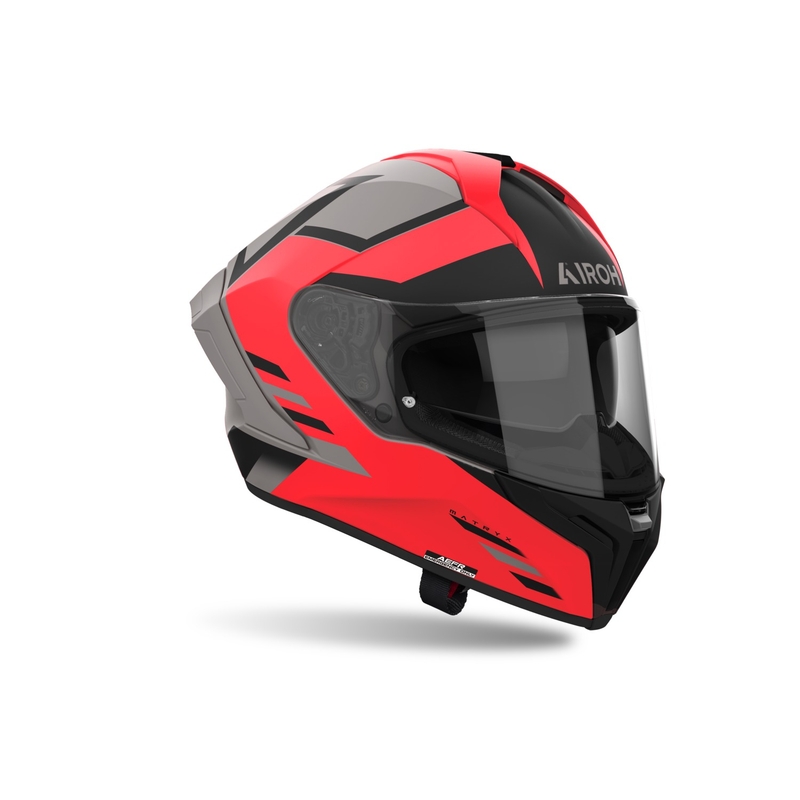 Casco integrale Airoh MATRYX Thron arancione opaco
