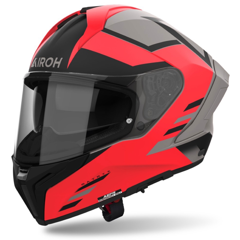 Casco integrale Airoh MATRYX Thron arancione opaco