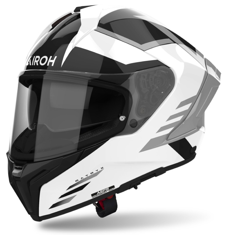 Casco integrale Airoh MATRYX Thron bianco